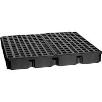 Plateforme de d&eacute;versement modulaire, Capacit&eacute; de d&eacute;versement 60,5 gal. US, 51,5'' x 51,5'' x 6,5" Moffatt Supply & Specialties