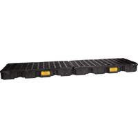 Modular Spill Platform, 60.5 US gal. Spill Capacity, 26.5" x 103.5" x 6.5" Moffatt Supply & Specialties