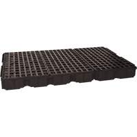 Modular Spill Platform, 88 US gal. Spill Capacity, 51.5" x 78.25" x 6.5" Moffatt Supply & Specialties