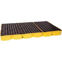 Modular Spill Platform, 88 US gal. Spill Capacity, 51.5" x 78.25" x 6.5" Moffatt Supply & Specialties