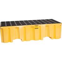 Palette de confinement des d&eacute;versements, Capacit&eacute; de d&eacute;versement 66 gal. US, 26,25" x 51" x 13,75" Moffatt Supply & Specialties