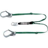 V-Series Lanyard, 6', Rebar Hook Center, Snap Hook Leg Ends, Polyester Moffatt Supply & Specialties