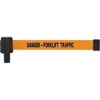 PLUS Banner Cassette, Danger - Forklift Traffic, 15', Orange Tape Moffatt Supply & Specialties