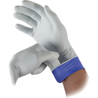 Gants d'examen bicolores LSE-104 Lifestar EC, Petit, Nitrile, 5,5-mil, Sans poudre, Blanc, Classe 2 Moffatt Supply & Specialties
