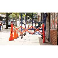 Barricade Multi-Gate, 43" h x 90" lo, Orange Moffatt Supply & Specialties