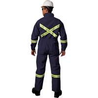 Westex UltraSoft&reg; Deluxe Coveralls with Reflective Material, Size 36 (Tall), Navy Blue, 8.7 cal/cm² Moffatt Supply & Specialties