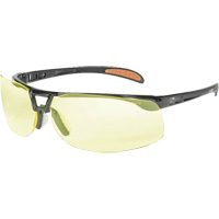 Prot&eacute;g&eacute; Safety Glasses with HydroShield Lenses, Amber Lens, Anti-Fog/Anti-Scratch, ANSI Z87+ Moffatt Supply & Specialties