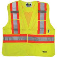 Veste de s&eacute;curit&eacute;, Jaune lime haute visibilit&eacute;, 2T-Grand/3T-Grand, Polyester Moffatt Supply & Specialties