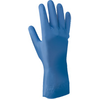 707FL Series Chemical Resistant Gloves, Size Medium/8, 12" L, Nitrile, Flock-Lined Inner Lining, 11-mil Moffatt Supply & Specialties