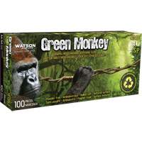 Gants 5559PF Green Monkey, Petit, Nitrile, 4 mils, Sans poudre, Vert Moffatt Supply & Specialties