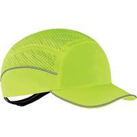 Skullerz&reg; 8955 Lightweight Bump Cap Hat, High Visibility Lime Green Moffatt Supply & Specialties