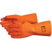 Gants r&eacute;sistants aux produits chimiques Chemstop, Taille 8, 12" lo, Latex, Doublure en Jersey de coton Moffatt Supply & Specialties