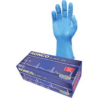 Blurite XPL Examination Gloves, Small, Nitrile, 8-mil, Powder-Free, Blue, Class 2 Moffatt Supply & Specialties