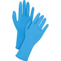 Gants jetables en latex, T-Grand, Latex, 14 mils, Sans poudre, Bleu Moffatt Supply & Specialties