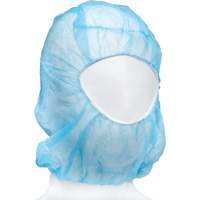 Disposable Hood, Polypropylene, Blue Moffatt Supply & Specialties