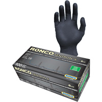 Sentron 6 Disposable Examination Gloves, Small, Nitrile, 6-mil, Powder-Free, Black, Class 2 Moffatt Supply & Specialties