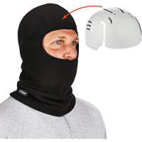 N-Ferno&reg; Zippered Balaclava Face Mask with Bump Cap Insert, Fleece/Polyester, Black Moffatt Supply & Specialties