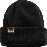 N-Ferno&reg; Zippered Rib Knit Beanie Hat, One Size, Black Moffatt Supply & Specialties