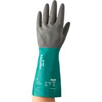 Gants r&eacute;sistants aux produits chimiques AlphaTec s&eacute;rie 58-435, Taille 7, 15" lo, Nitrile, Doublure en Coton/Ouat&eacute;e, 10 mils Moffatt Supply & Specialties