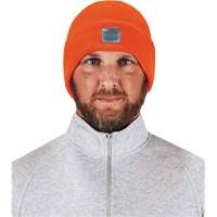 N-Ferno&reg; Rib Knit Beanie Hat, One Size, Orange Moffatt Supply & Specialties