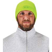 N-Ferno&reg; Skull Cap Beanie Hat with LED Lights, One Size, High-Visibility Lime Green Moffatt Supply & Specialties