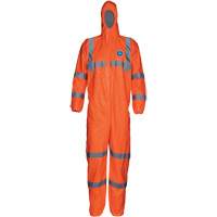 HV High Visibility Coveralls with Hood, Small, Orange, Tyvek&reg; 500 Moffatt Supply & Specialties