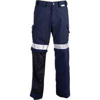 Pantalons ventil&eacute;s haute visibilit&eacute; toutes saisons, Poly-coton, 26, Bleu marine Moffatt Supply & Specialties