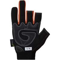 Clutch Gear&reg; Open-Finger Framers Gloves, Synthetic Palm, Size Small Moffatt Supply & Specialties