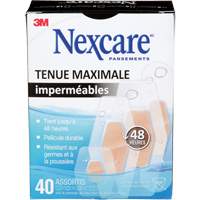 Pansements imperm&eacute;ables &agrave; tenue maximale Nexcare, Assorti, Plastique, St&eacute;rile Moffatt Supply & Specialties
