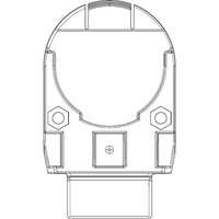 Adaptateur de casque de s&eacute;curit&eacute; pour serre-t&ecirc;tes VeriShield de Howard Leight Moffatt Supply & Specialties