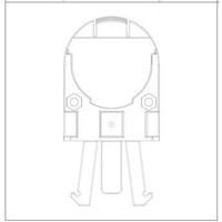 Adaptateur de casque de s&eacute;curit&eacute; pour serre-t&ecirc;tes VeriShield de Howard Leight Moffatt Supply & Specialties