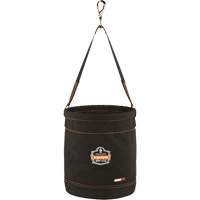 Arsenal&reg; 5970 Swiveling Hook Hoist Bucket, Nylon, 12.5" Dia. x 15" H, 100 lbs. Load Rating Moffatt Supply & Specialties