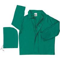 Imperm&eacute;able avec limite dinflammabilit&eacute; Dominator, Polyester/PVC, Grand, Vert Moffatt Supply & Specialties