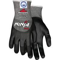 Gants r&eacute;sistant aux coupures Max Ninja, Taille Moyen, Calibre 10, Rev&ecirc;tement Bipolym&egrave;re, Enveloppe en Dyneema, ASTM ANSI niveau A3 Moffatt Supply & Specialties