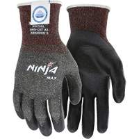 Gants r&eacute;sistant aux coupures Max Ninja, Taille Grand, Calibre 10, Rev&ecirc;tement Bipolym&egrave;re, Enveloppe en Dyneema, ASTM ANSI niveau A3 Moffatt Supply & Specialties