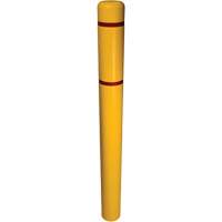 Couvre-bollard, 6" dia. x 52" l, Jaune Moffatt Supply & Specialties