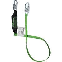 Miller&reg; HP Shock-Absorbing Lanyard, 6', Locking Snap Hook Center, Locking Snap Hook Leg Ends, Polyester Moffatt Supply & Specialties