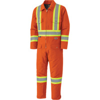 5540A Quilted Coveralls, 2X-Large, Orange Moffatt Supply & Specialties