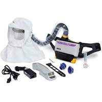 Versaflo Powered Air Purifying Respirator Easy Clean Kit, Loose Fitting Hood & Faceshield, Lithium-Ion Battery Moffatt Supply & Specialties