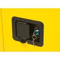 Armoire pour produits inflammables, 12 gal., 1 Porte(s), 23" La x 35" h x 18" p Moffatt Supply & Specialties