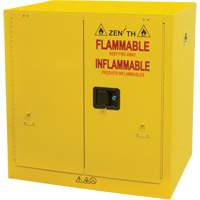 Flammable Storage Cabinet, 22 gal., 2 Door, 35" W x 35" H x 22" D Moffatt Supply & Specialties