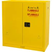 Armoire pour produits inflammables, 30 gal., 2 Porte(s), 43" La x 44" h x 18" p Moffatt Supply & Specialties