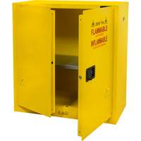 Armoire pour produits inflammables, 30 gal., 2 Porte(s), 43" La x 44" h x 18" p Moffatt Supply & Specialties