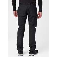 Pantalons d'entretien Oxford, Poly-coton, Noir, Taille 30, Entrejambe 30 Moffatt Supply & Specialties
