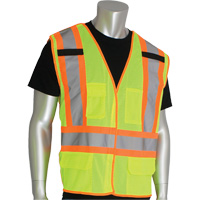 Dynamic Pip&reg; High Visibility Breakaway Vest, High Visibility Lime-Yellow, X-Large, Polyester Moffatt Supply & Specialties