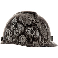 Casque de s&eacute;curit&eacute; Hydro Dip V-Gard, R&eacute;pond aux normes CSA type 1, Suspension Rochet, Non ventil&eacute; Moffatt Supply & Specialties