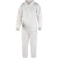 Premium Coveralls, Large, White, Microporous Moffatt Supply & Specialties
