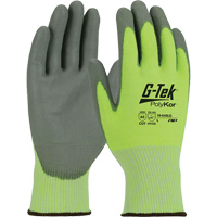G-Tek&reg; PolyKor&reg; Cut Resistant Gloves, Size Small, 13 Gauge, Polyurethane Coated, Polyethylene Shell, ASTM ANSI Level A5/EN 388 Level E Moffatt Supply & Specialties