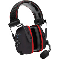 Wireless Hearing Protector Earmuffs with Bluetooth&reg; Audio, Headband Style, 25 dB Moffatt Supply & Specialties