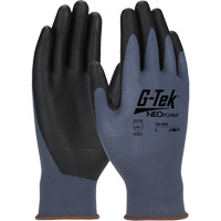 G-Tek&reg; NeoFoam&reg; Seamless Knit Coated Gloves, X-Small, Polyurethane Coating, 15 Gauge, Nylon Shell Moffatt Supply & Specialties